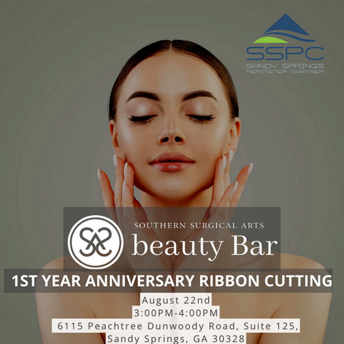 Ribbon Cutting Southern Surgical Arts Beauty Bar's 1st Anniversary